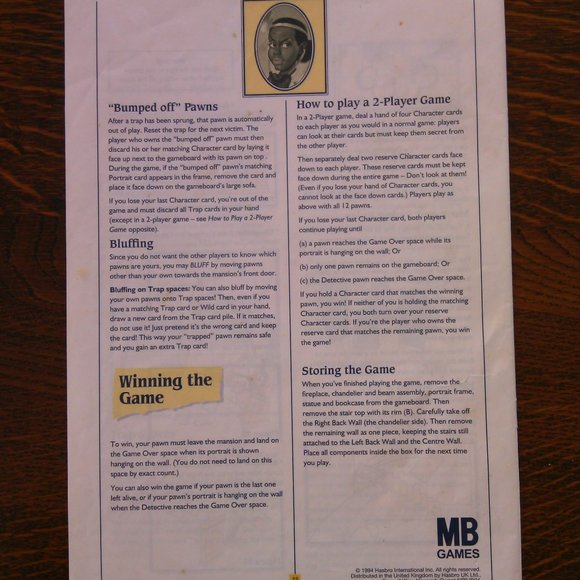 13 Dead End Drive murder-themed board game Milton Bradley 1993 Games Vintage Fun - Picture 13 of 16